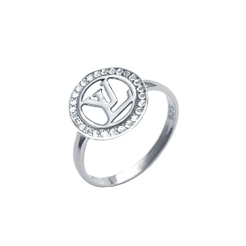 Кольцо декоративное из серебра