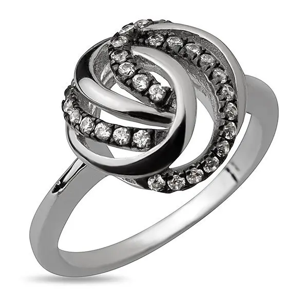 Кольцо декоративное из серебра