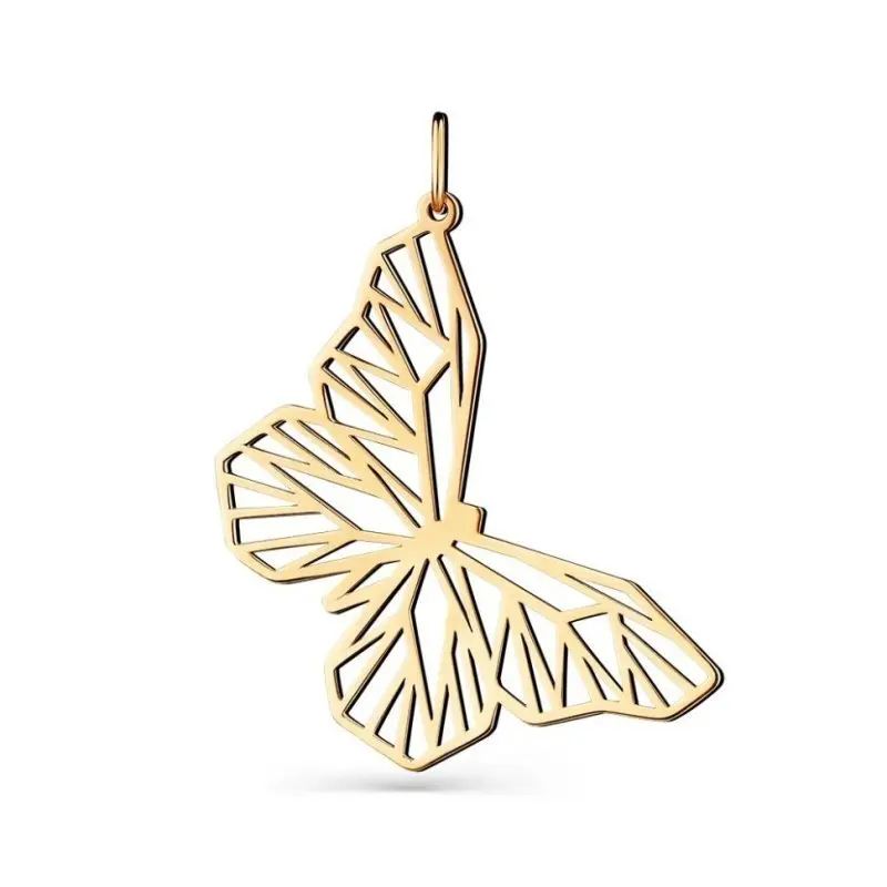 Подвеска декоративная из красного золота