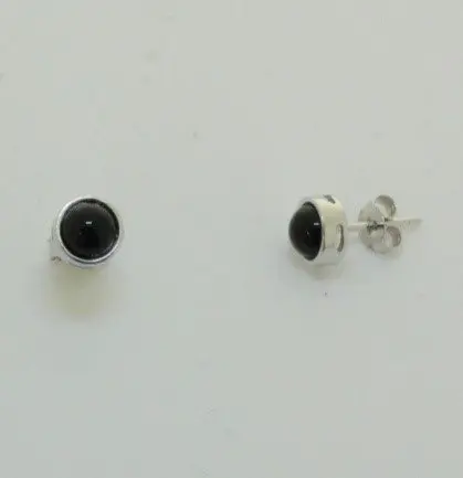 Серьги пуссеты из серебра