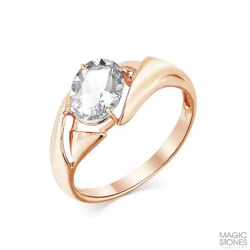 Кольцо декоративное из красного золота