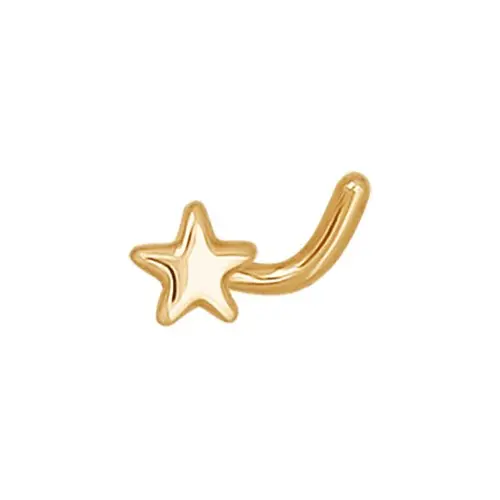 Пирсинг из красного золота