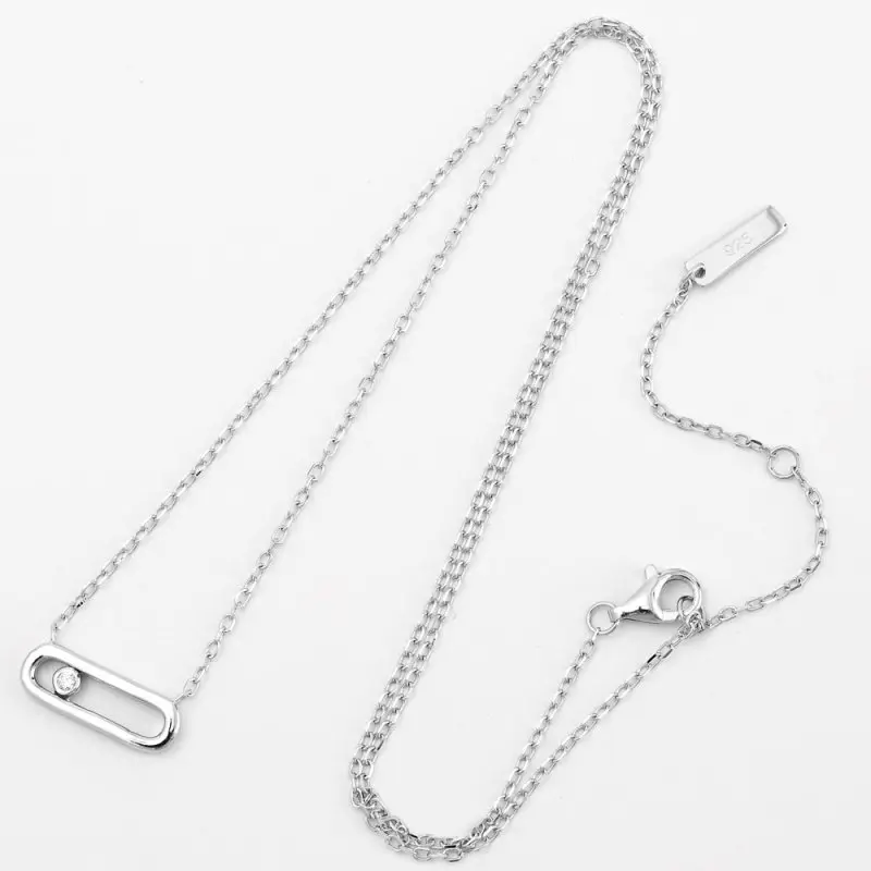 Цепь колье из серебра