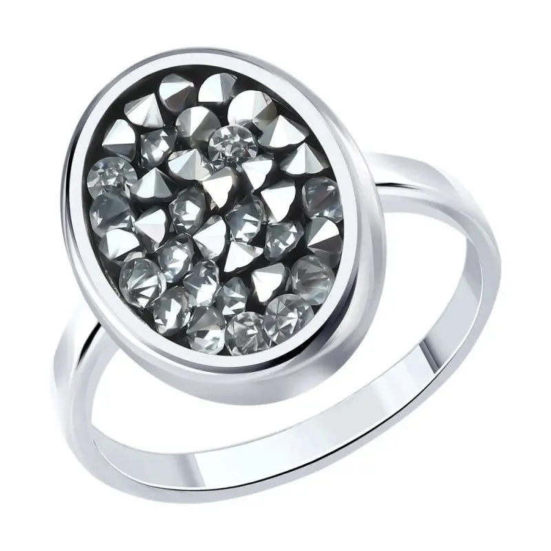 Кольцо декоративное из серебра