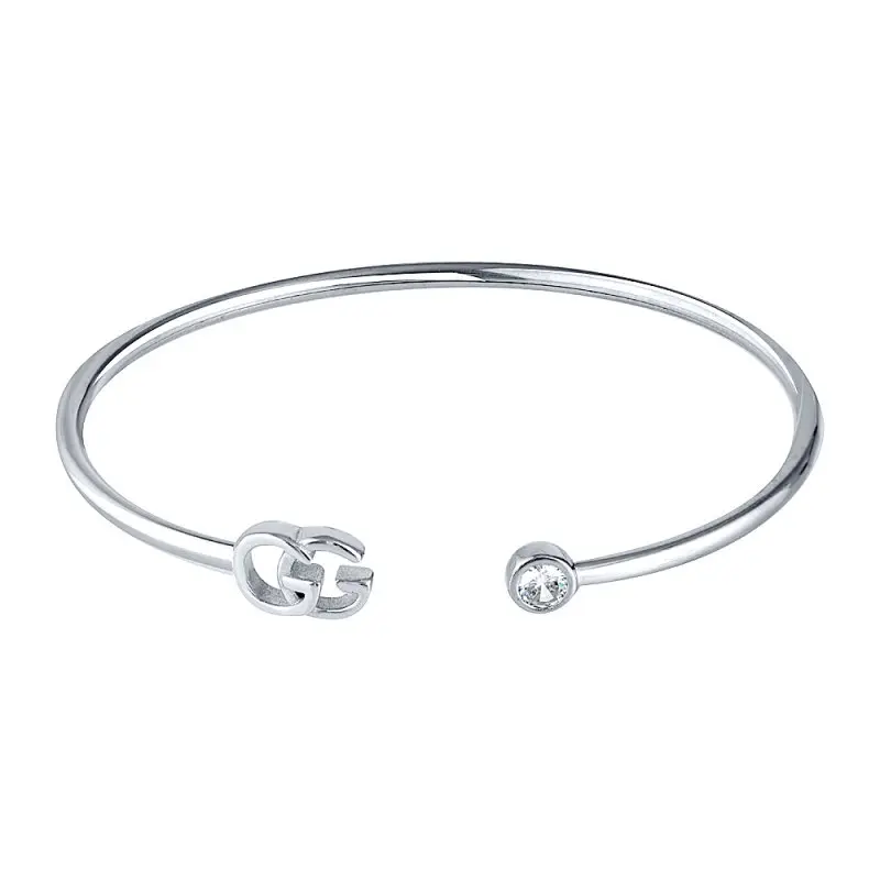 Браслет жесткий из серебра