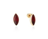 Серьги пуссеты из серебра