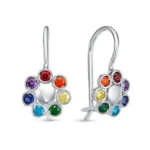 Серьги детские из серебра