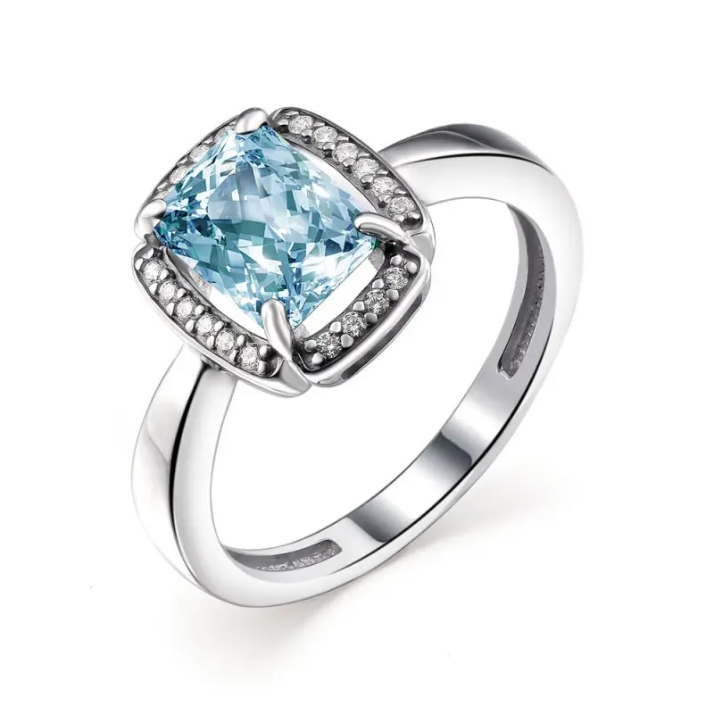 Кольцо декоративное из серебра