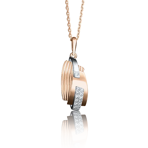 Подвеска декоративная из красного золота вид 1