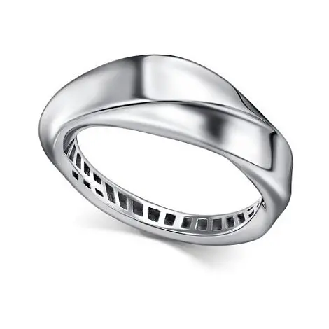 Кольцо декоративное из серебра