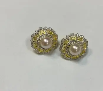 Серьги с английским замком из позолоты