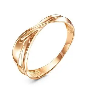 Кольцо декоративное из красного золота