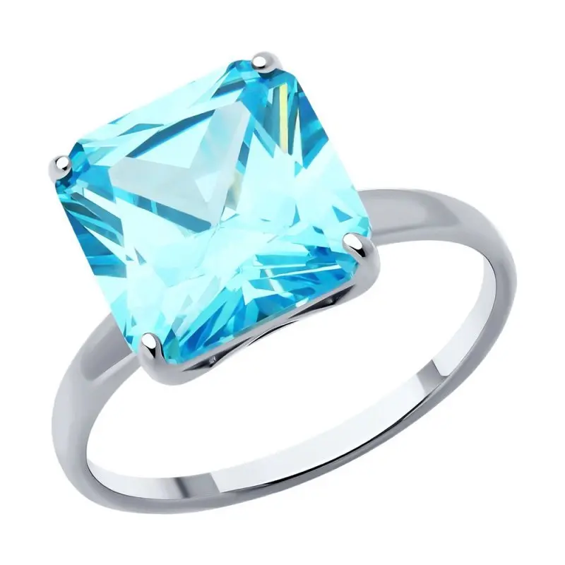 Кольцо декоративное из серебра