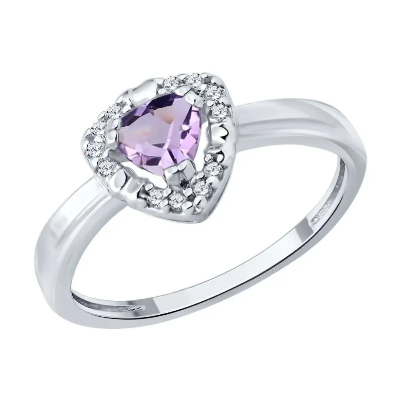 Кольцо декоративное из серебра