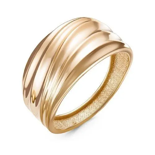 Кольцо декоративное из комбинированного золота