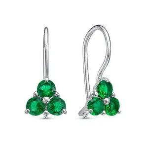Серьги детские из серебра вид 1