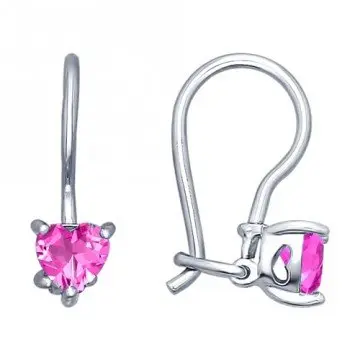 Серьги детские из серебра