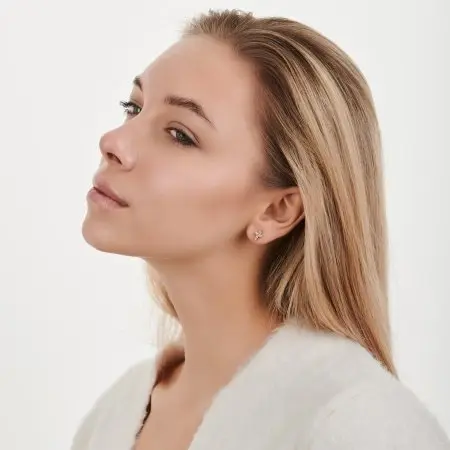 Серьга (моно) ПУСлКрест01мал вид 3