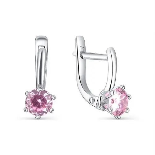 Серьги детские из серебра вид 1