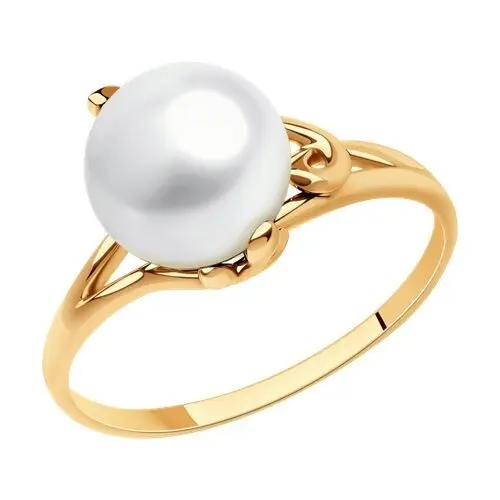 Кольцо декоративное из красного золота