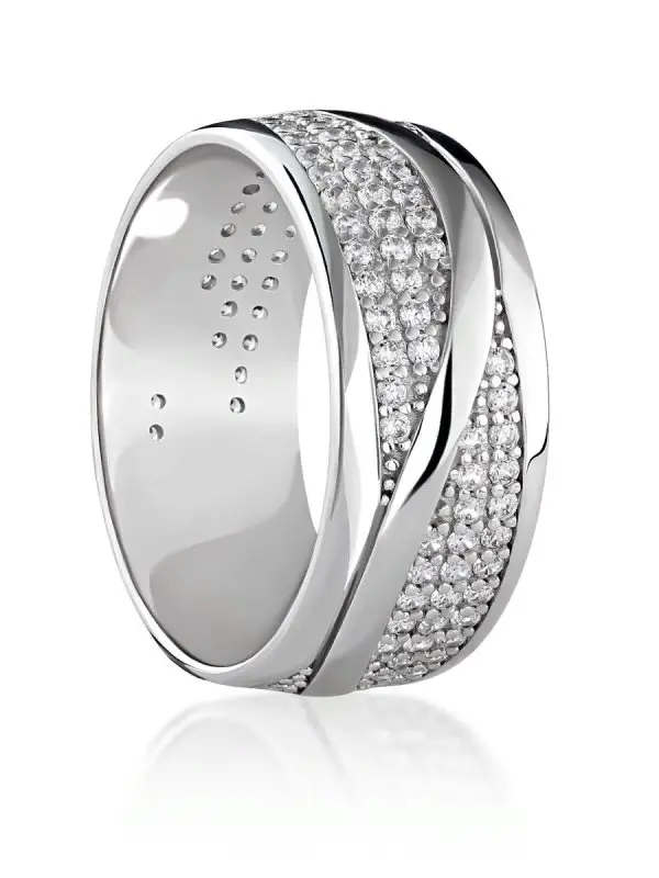 Кольцо декоративное из серебра