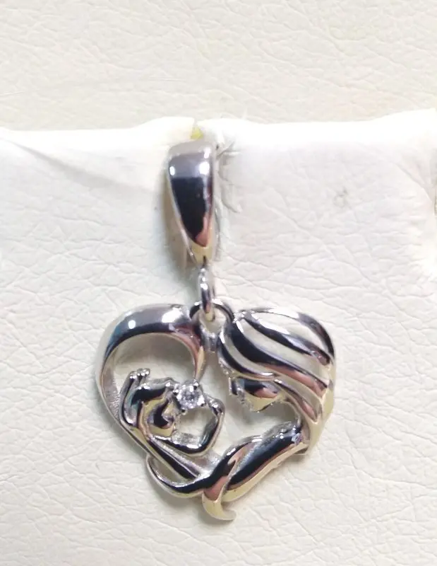 Подвеска декоративная из серебра