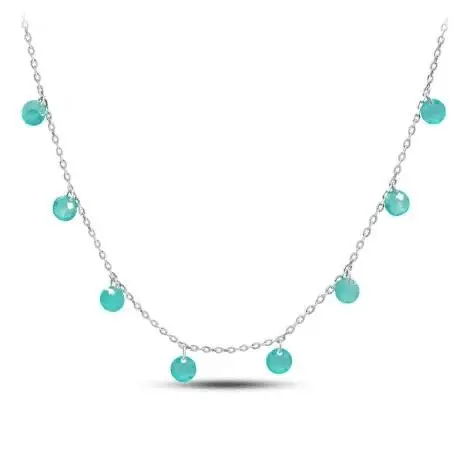 Цепь колье из серебра