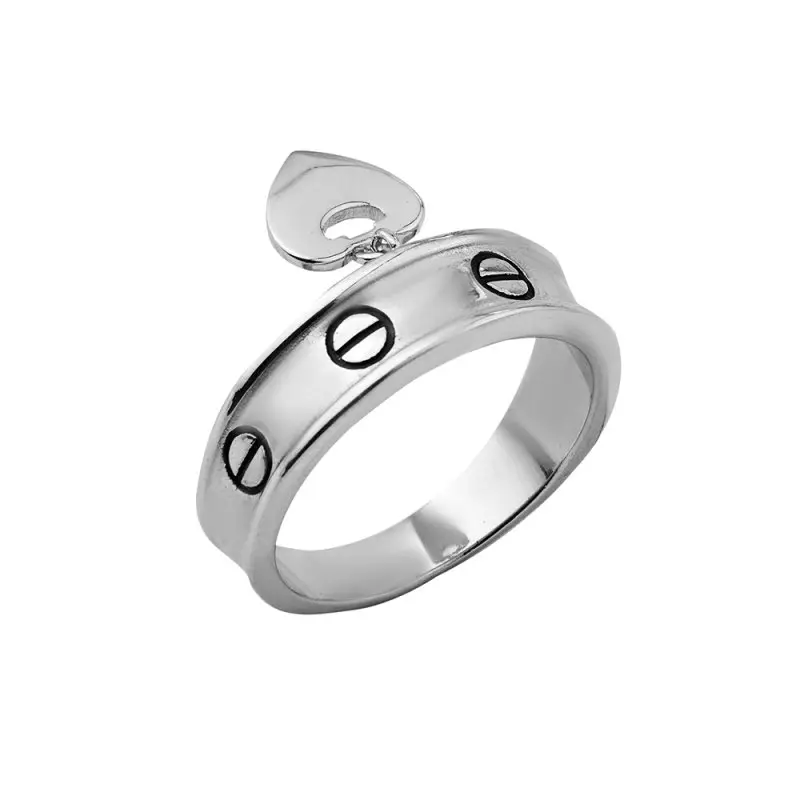 Кольцо декоративное из серебра