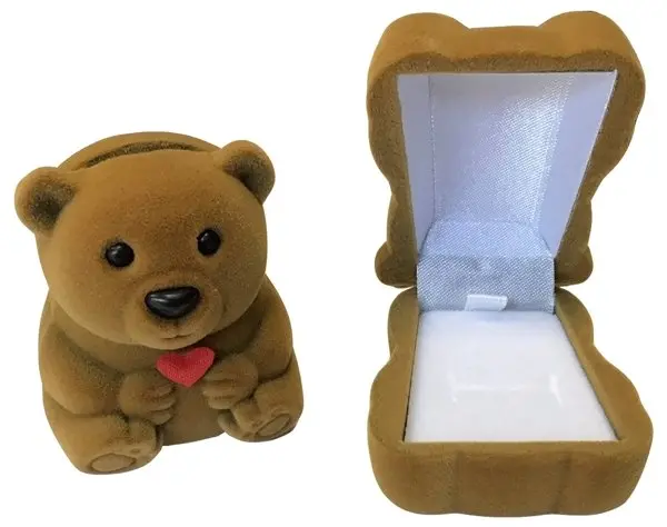 Футляр 137341 Мишка бежевый