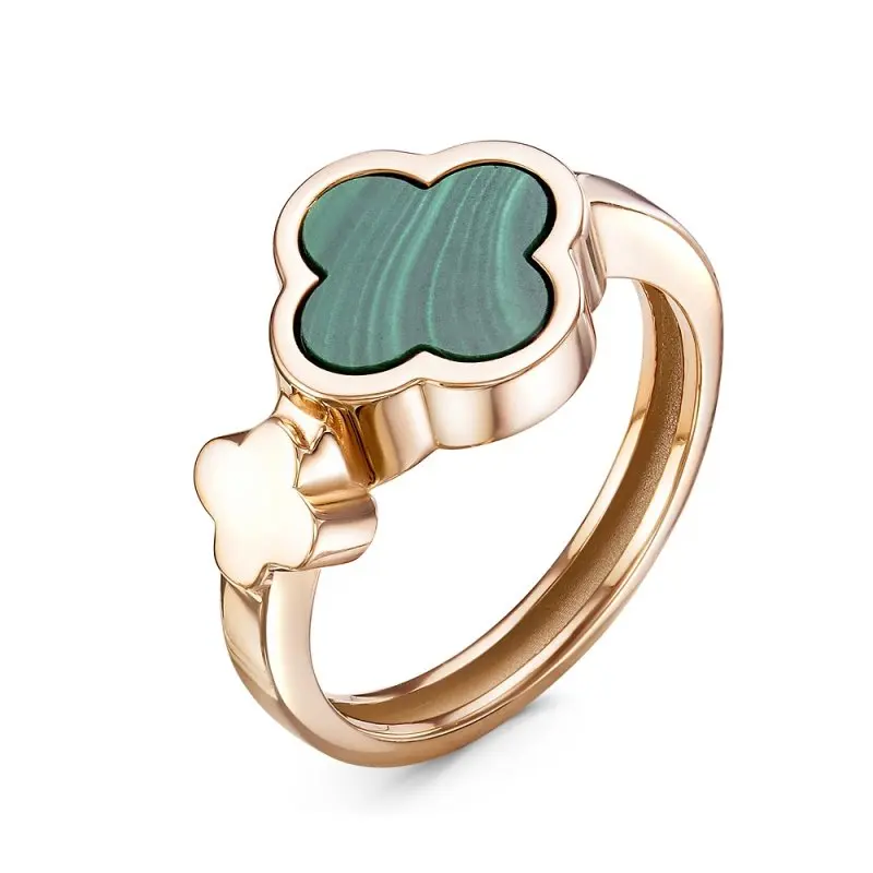 Кольцо декоративное из красного золота