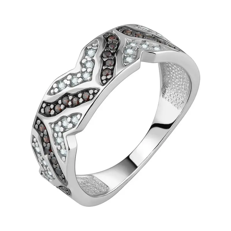 Кольцо декоративное из серебра