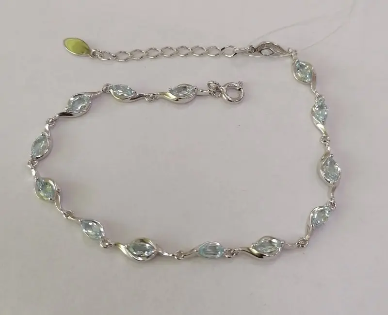 Браслет декоративный из серебра