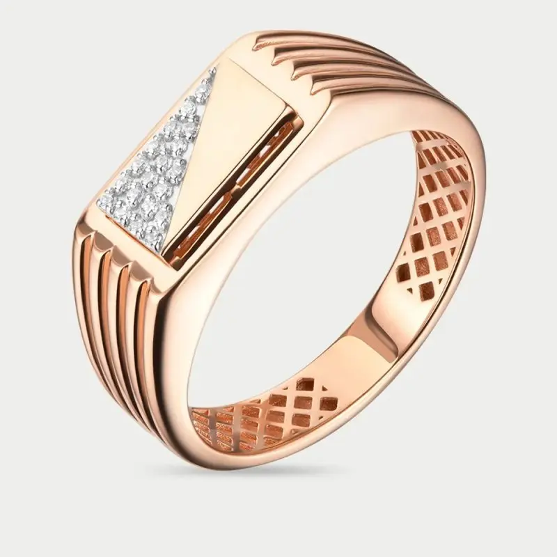 Печатка из красного золота