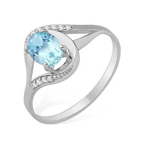 Кольцо декоративное из серебра