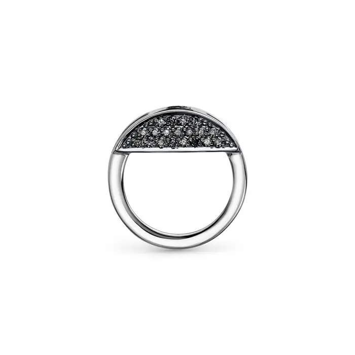 Подвеска бегунок из белого золота