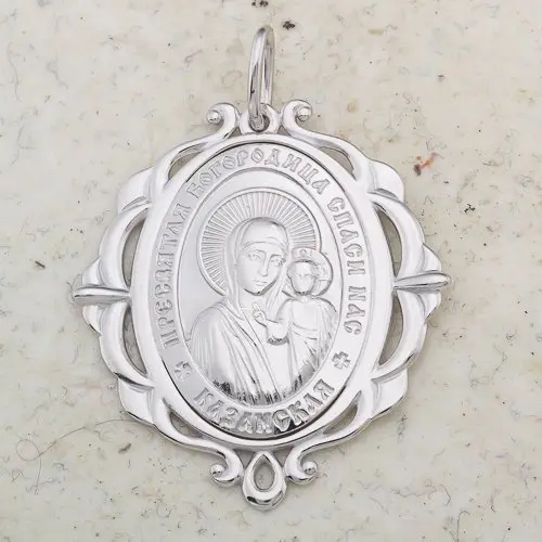 Подвеска икона из серебра