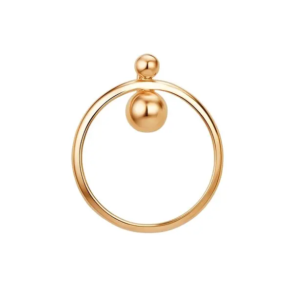 Подвеска декоративная из красного золота