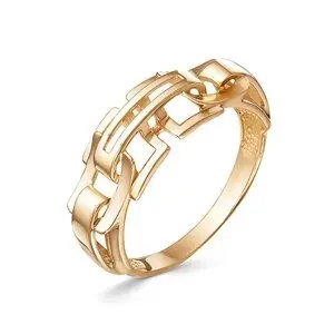 Кольцо декоративное из красного золота