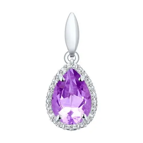 Подвеска декоративная из серебра вид 1