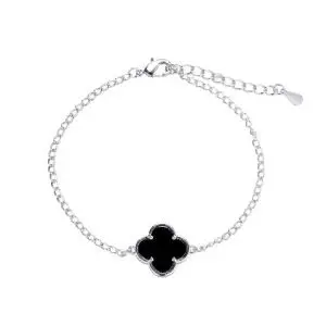 Браслет декоративный из серебра вид 1