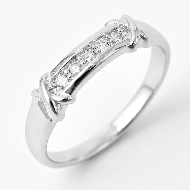 Кольцо декоративное из серебра