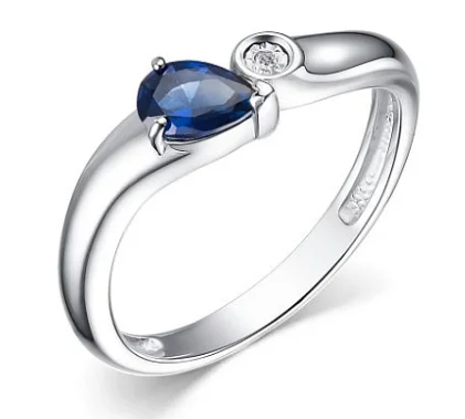 Кольцо декоративное из серебра