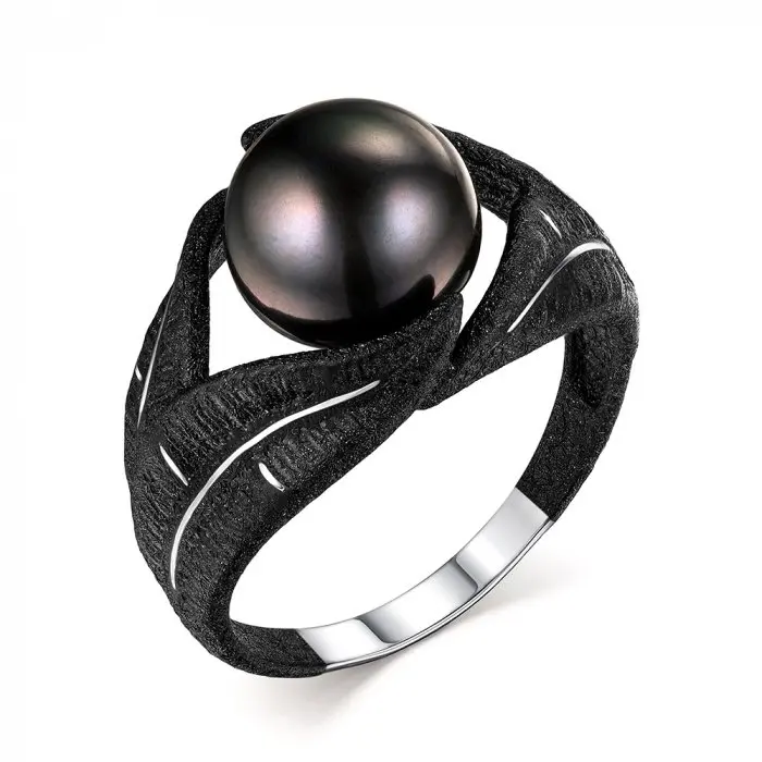 Кольцо декоративное из серебра