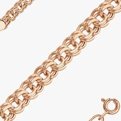 Цепь из красного золота