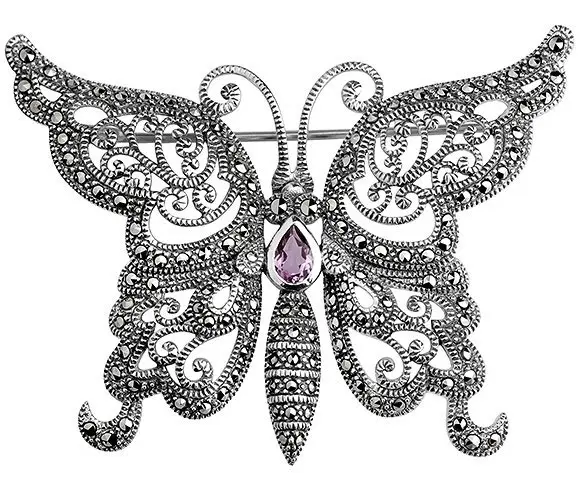 Брошь из серебра