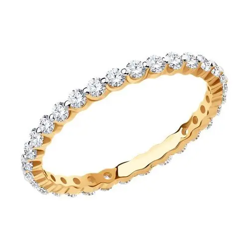 Кольцо декоративное из красного золота