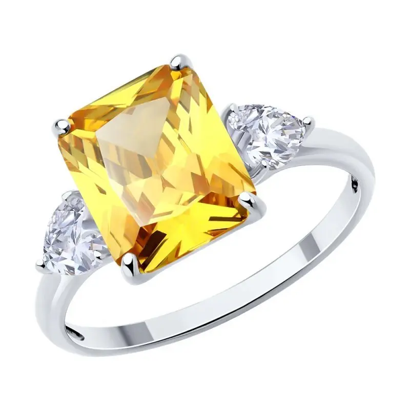 Кольцо декоративное из серебра