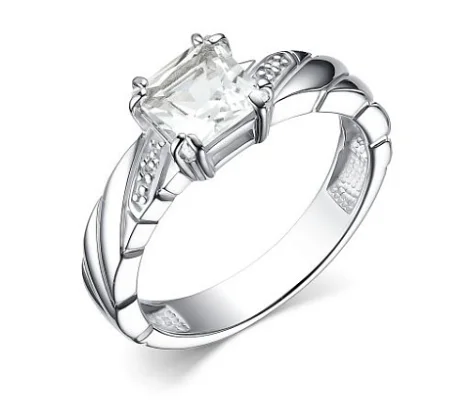 Кольцо декоративное из серебра