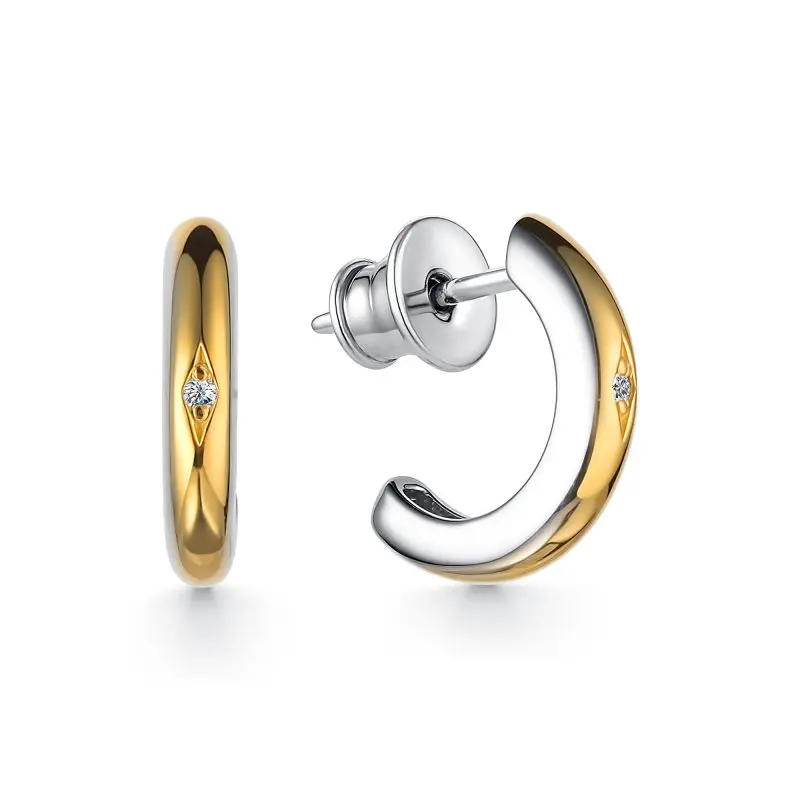 Серьги одиночные из серебра