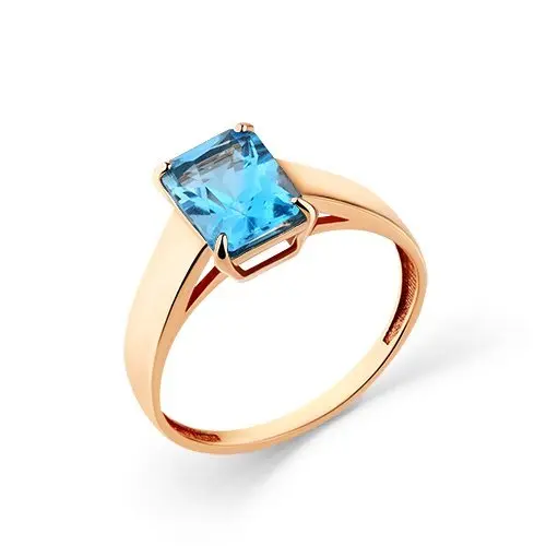 Кольцо декоративное из красного золота